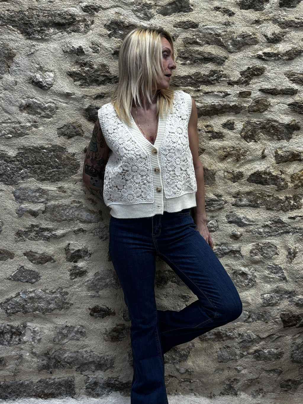 GILET BRODÉ