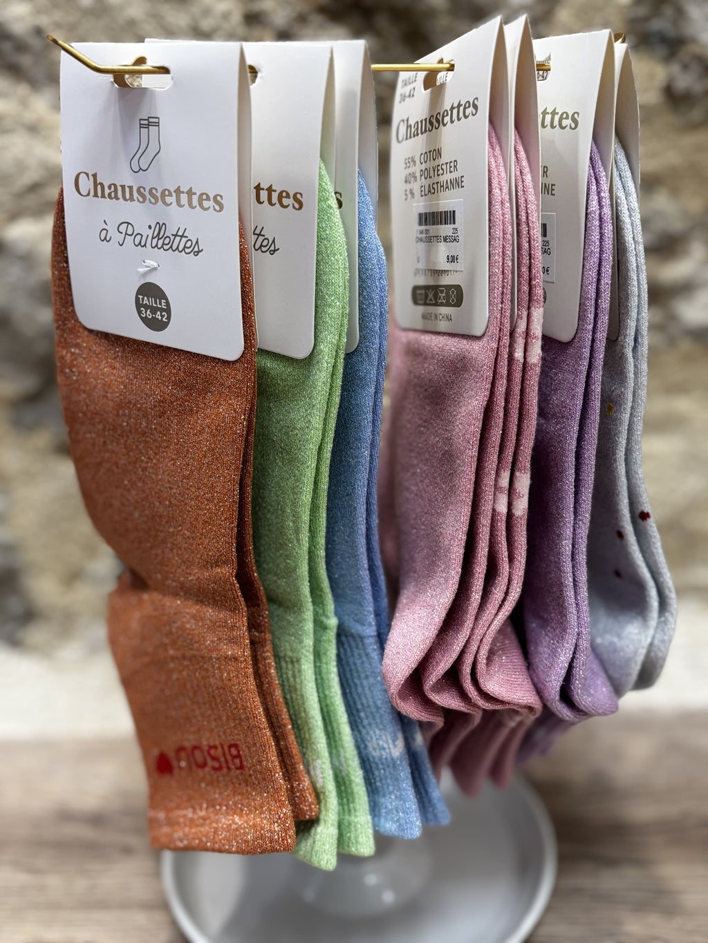 CHAUSSETTES PAILLETTES