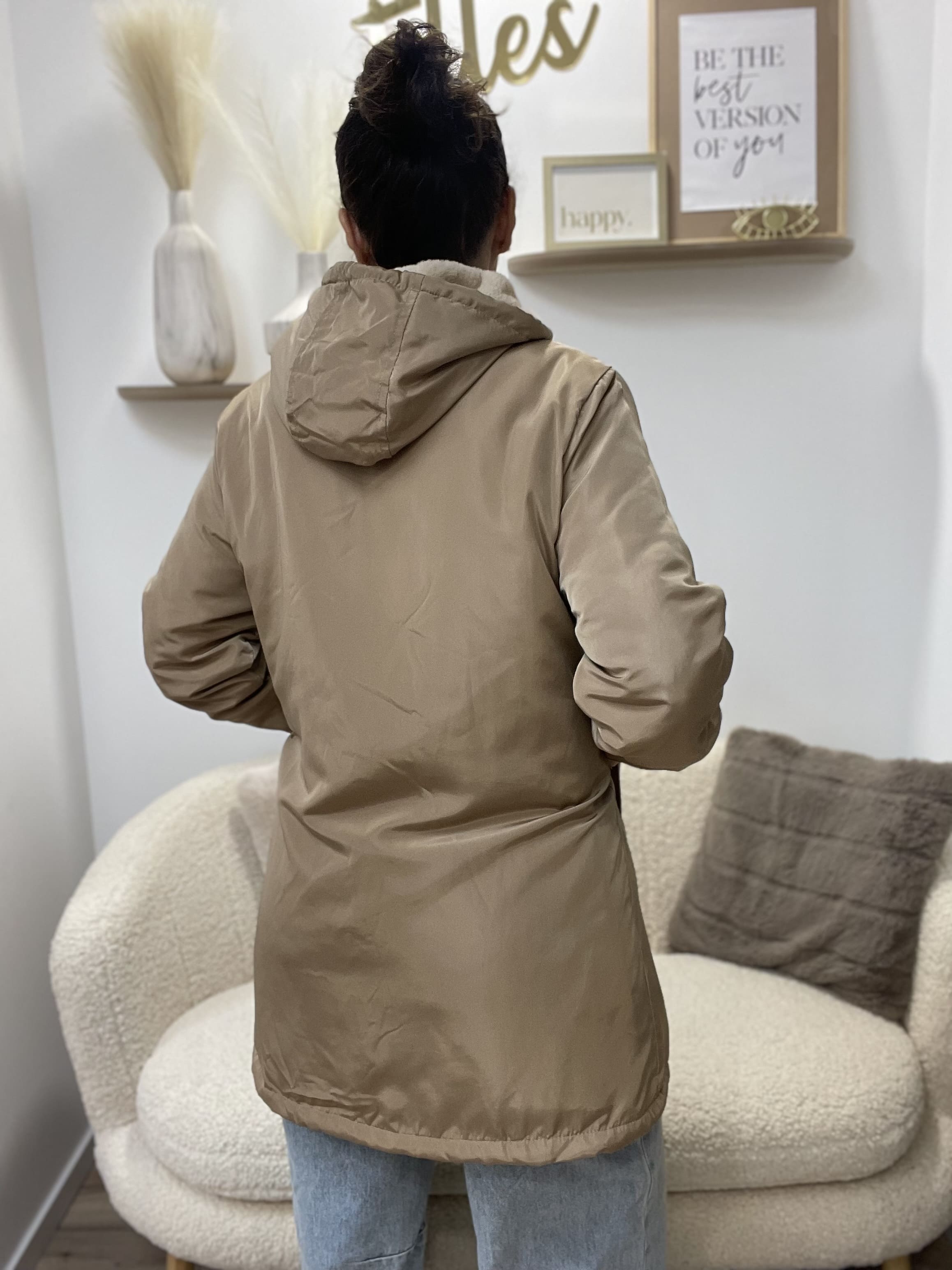 Manteau beige