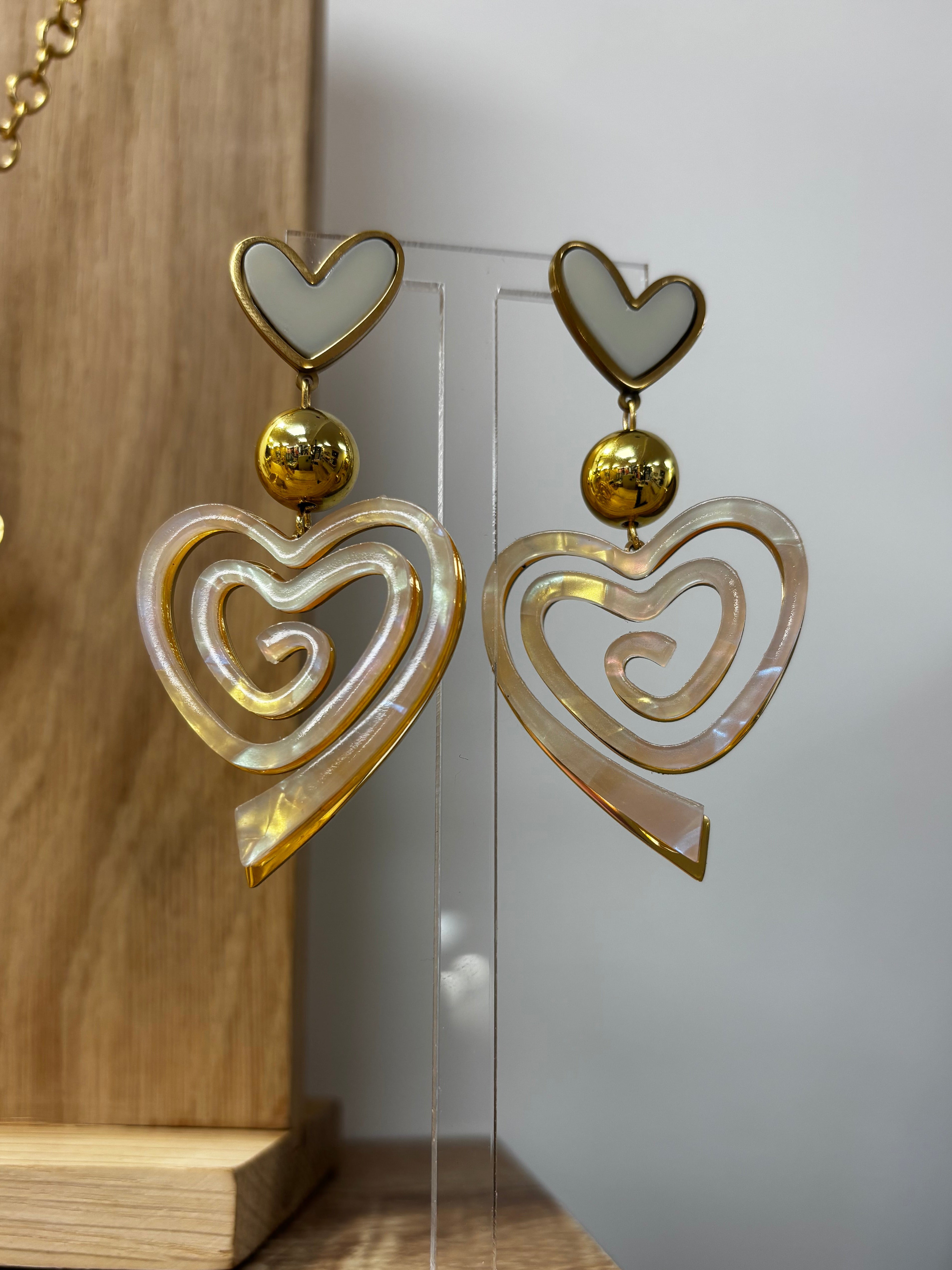 BOUCLES D’OREILLES CŒUR