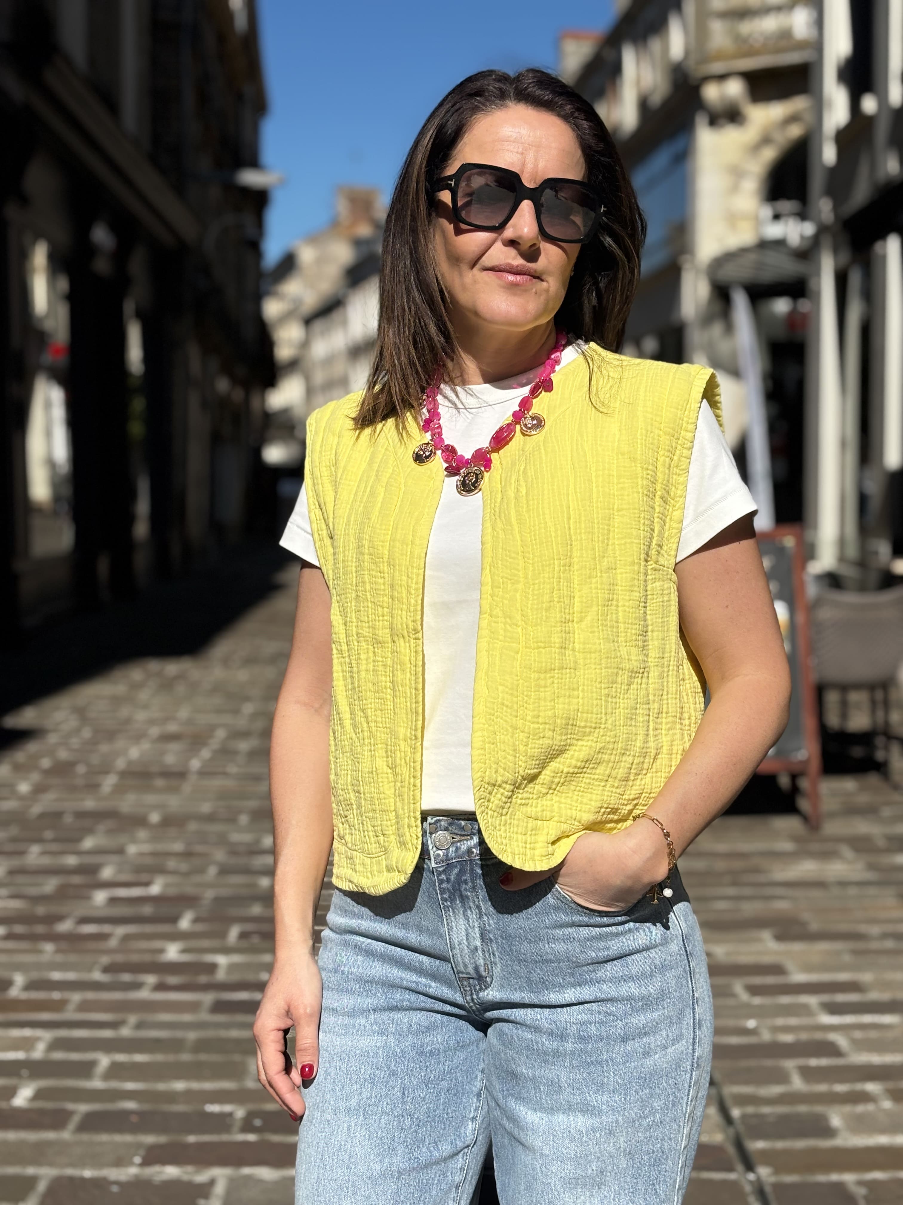 GILET LILA