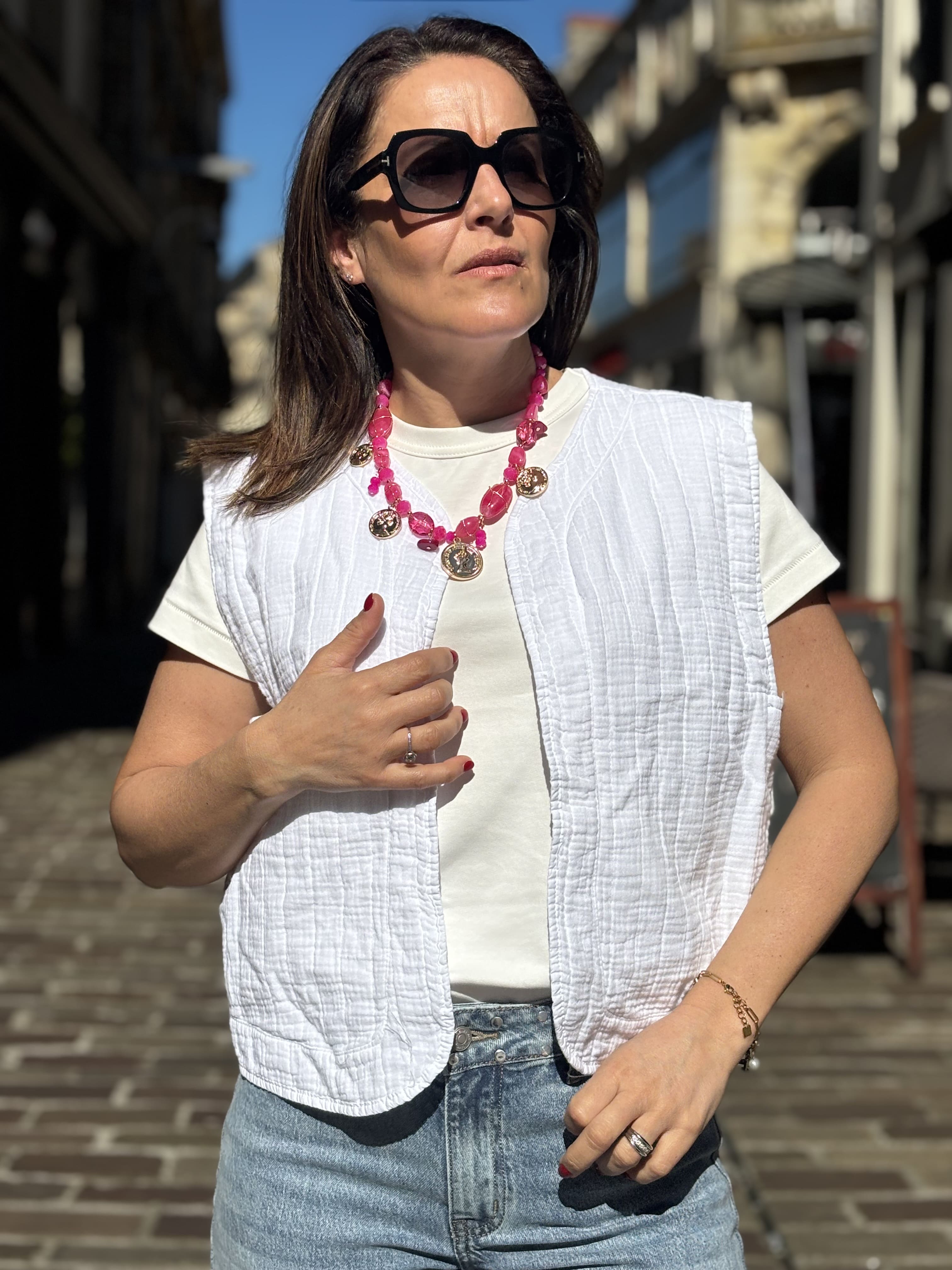 GILET LILA