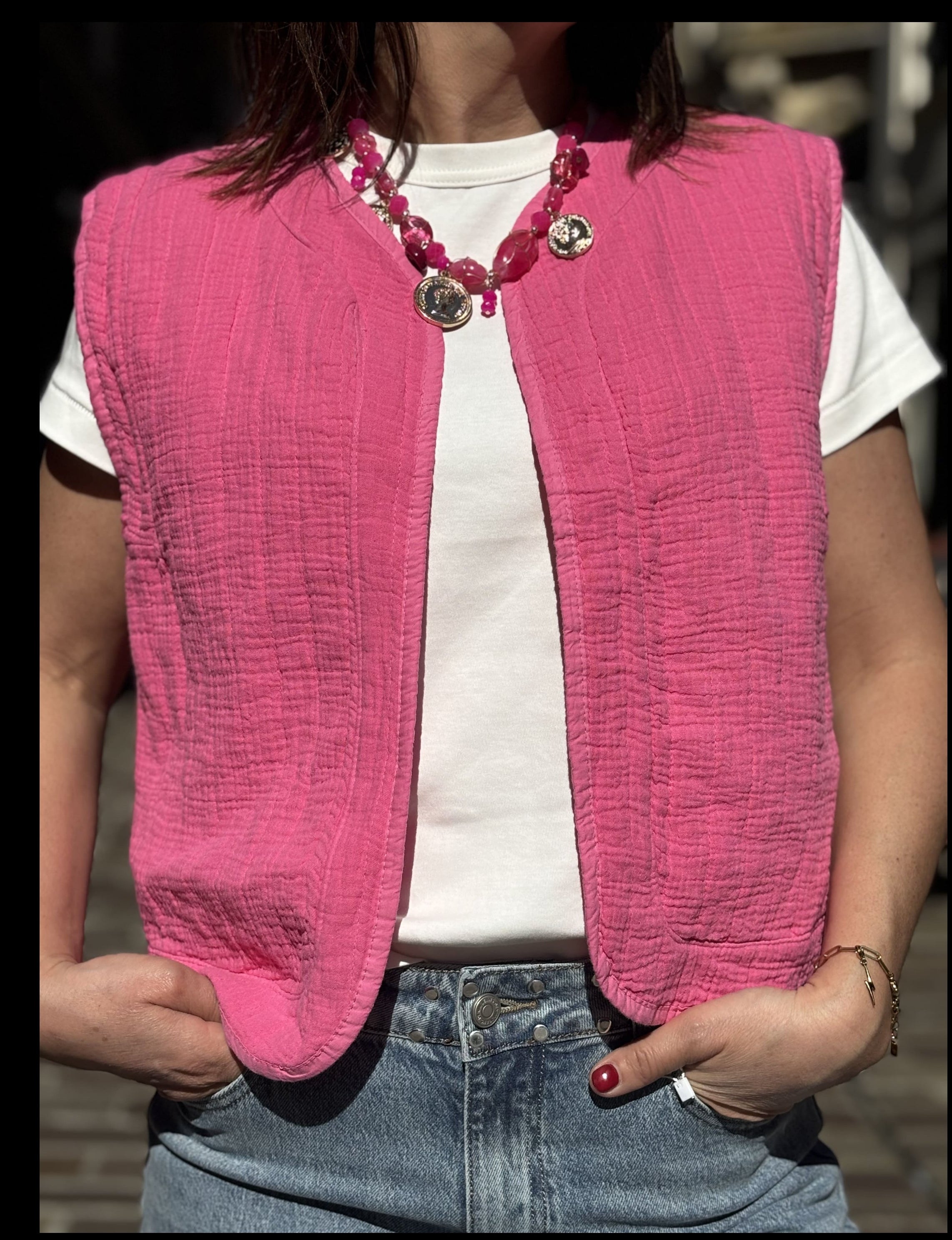 GILET LILA