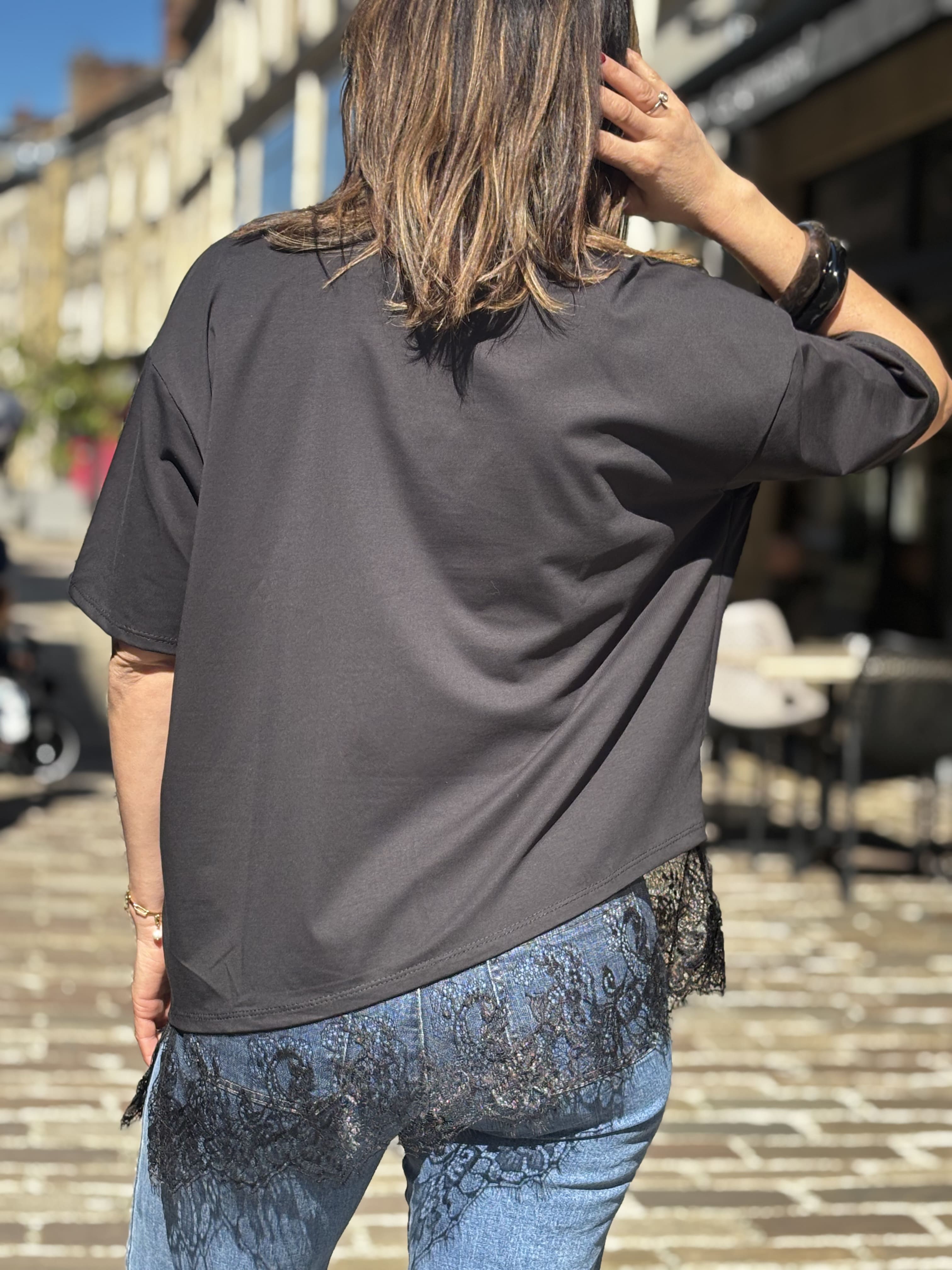 TEE SHIRT DENTELLE