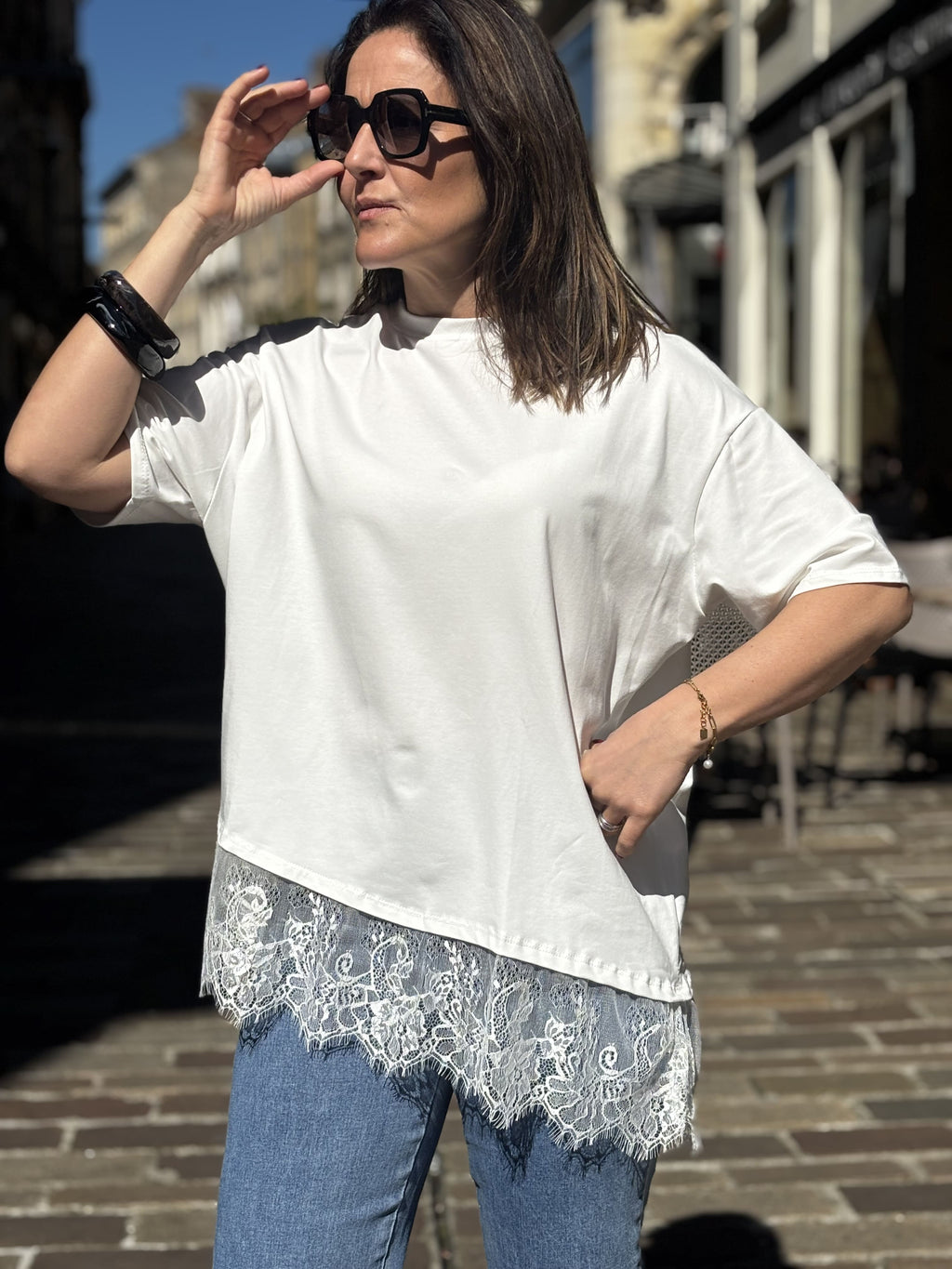 TEE SHIRT DENTELLE