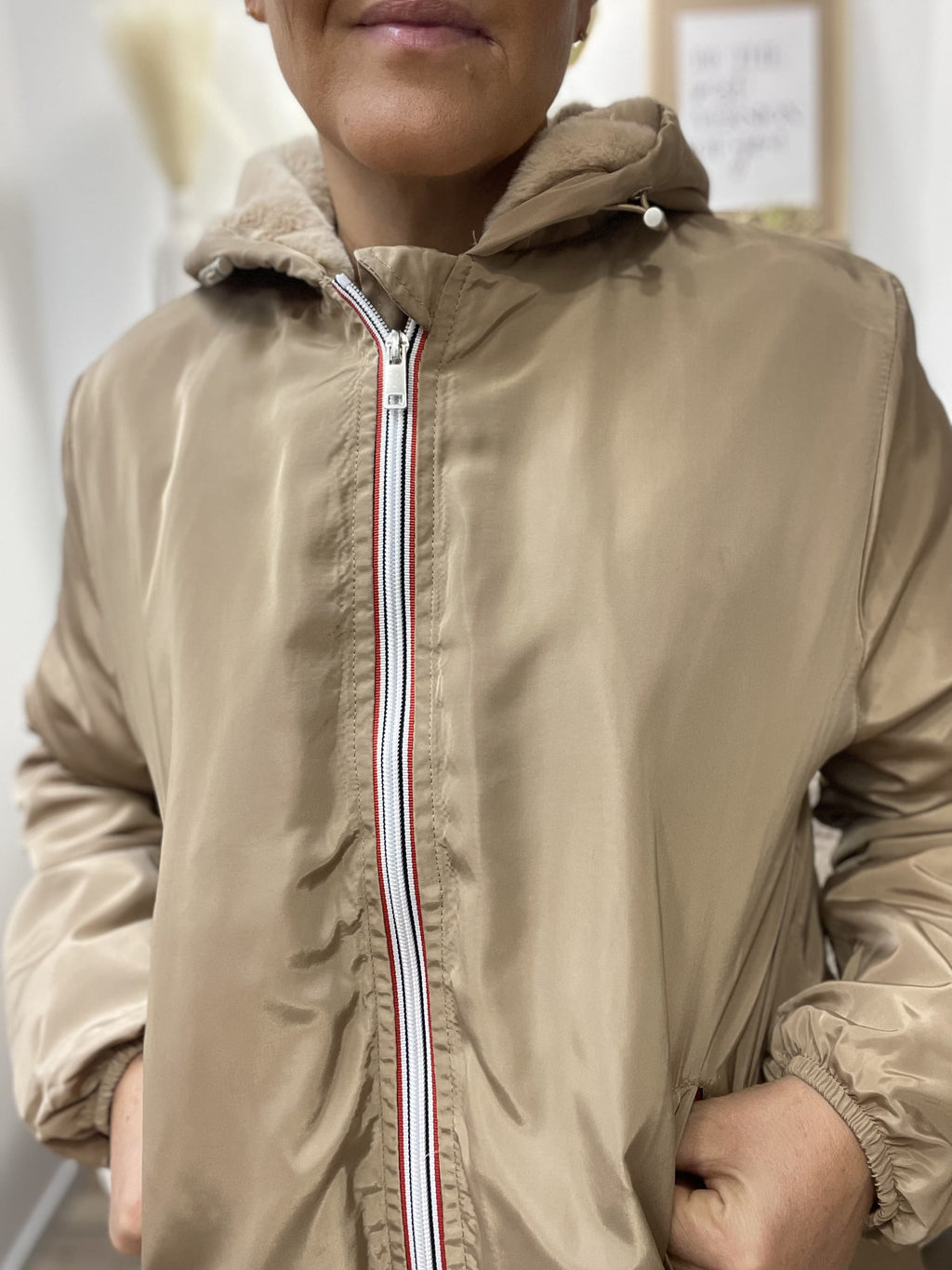 Manteau beige