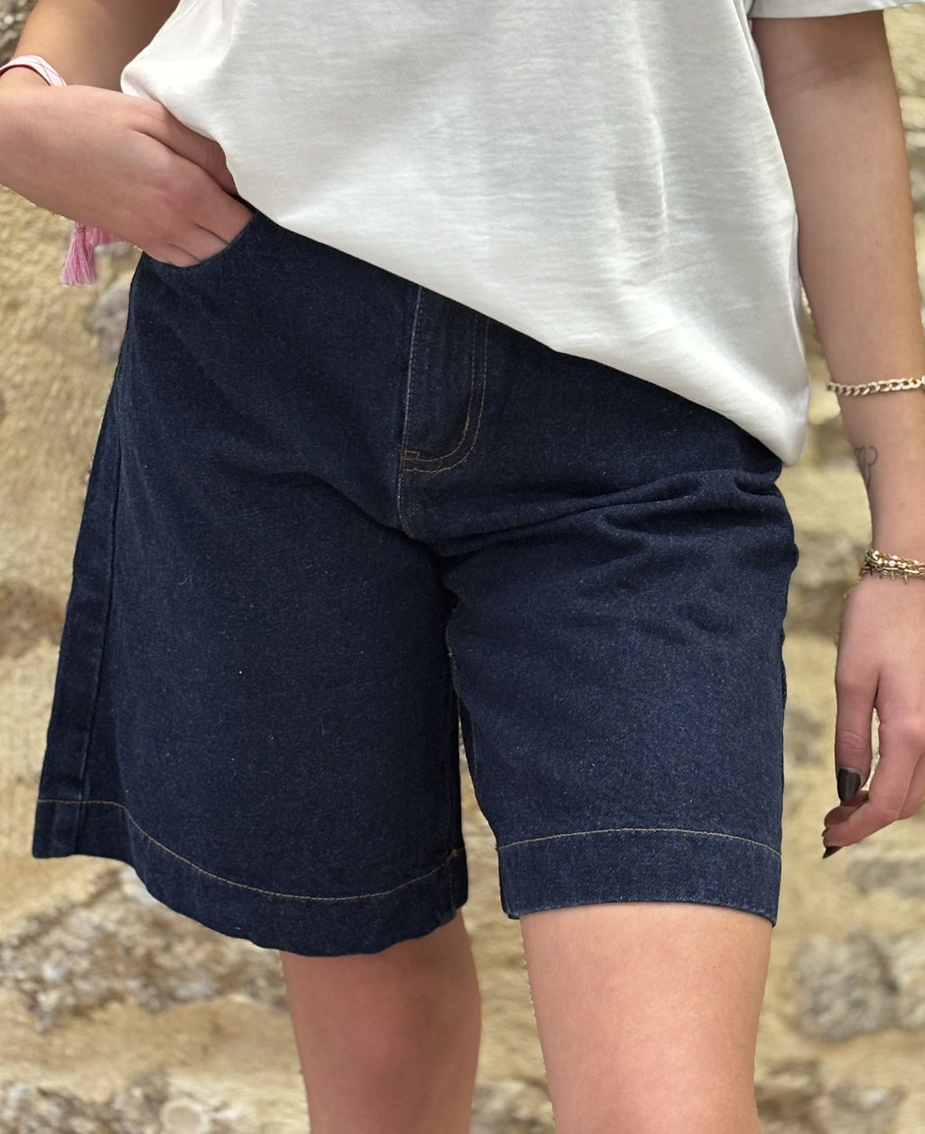 SHORT BERMUDA JEANS